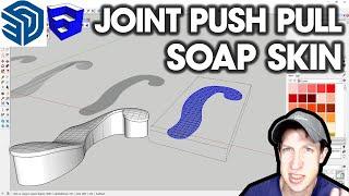 Complex Organic Shapes in SketchUp with Soap Skin and Joint Push Pull!