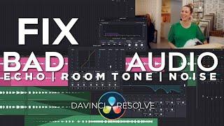 How To Remove Background Noise In Fairlight Davinci Resolve 17 | Davinci Resolve Fairlight Tutorial