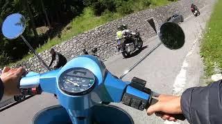 Vespa PX va più forte del BMW GS salita Stelvio