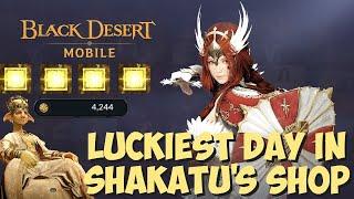 BLACK DESERT MOBILE 4000 Gold Coin to LUCKIEST DAY EVER!!!