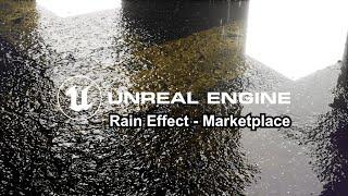 Rain effect and puddles in unreal engine 5.1 (Tutorial)