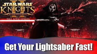 Fastest Way to Get a Lightsaber in KOTOR 2