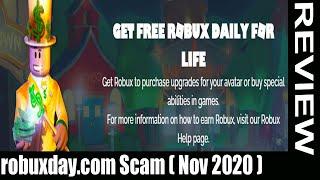 robuxday.com Scam (Nov 2020) Must Watch The Truth And Decide! | Scam Adviser Reports