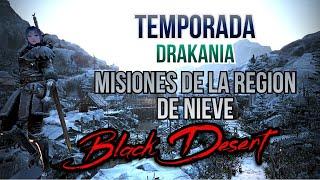 Black Desert - Temporada- Nueva Clase Drakania - Region de Nieve - Cap 03 // Códigos // BDO Gratis