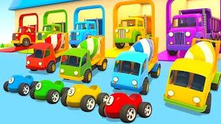 Vamos aprender as cores! Coleção de carros. Desenhos animados em português