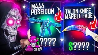 DADDYSKINS M4A4 POSEIDON PULL !! NEW CS2 / CSGO GAMBLING SITE OF 2024! (Daddyskins Promo Code 2024)