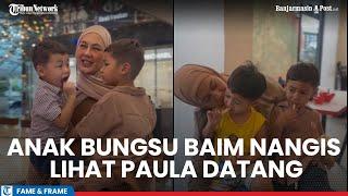 Tangis Anak Bungsu Baim Wong Pecah Lihat Paula Verhoeven Datang: Mama Jangan di Sini, Papa Marah