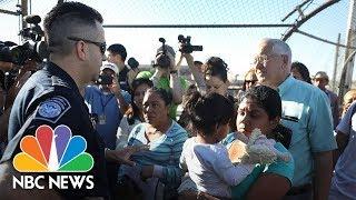 Asylum Seekers Face Standoff At Border Between Ciudad Juarez And El Paso: 'At Capacity' | NBC News