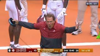 Alabama botched punt return leads to Tennessee TD