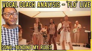 Vocal Coach Analysis - Flo BENDING MY RULES Live @VEVO