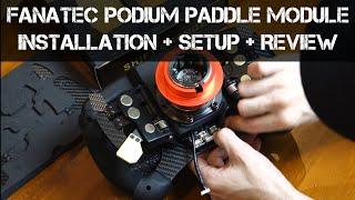 FANATEC PODIUM Advanced Paddle Module - Installation - Software Setup & Review