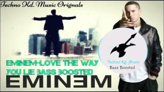 Eminem - Rihana | Love The Way You Lie | Bass Boosted | Techno Kd. Music | Rock In