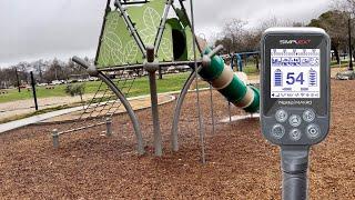 Metal detecting a playground and volleyball Pit | Nokta Makro Simplex | Nokta Makro Sp24 Coil