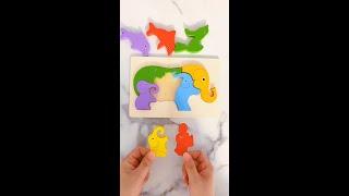 # 小孩子们喜爱的视频合集 # 小孩子都喜欢看的小视频 # 益智拼图玩具