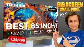 Toshiba C380RP Series 4K TV Launched! | Best 85 inch TV below 1.3 lacs in 2025? |  Punchi Man Tech