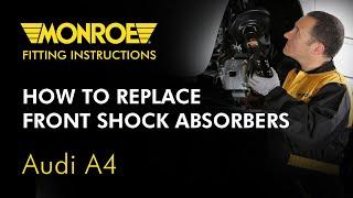 How to replace Front Shock Absorbers - Audi A4