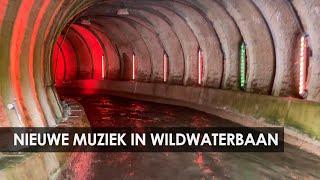 Avonturenpark Hellendoorn: danceremix in tunnel wildwaterbaan Sungai Kalimantan