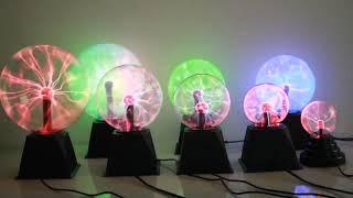 Novelty Glass Magic Plasma Ball Light 3 4 5 6 inch Table