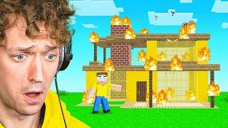 My Minecraft House WAS BURNT DOWN...