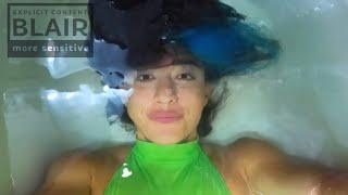 Bathtub session | Blair Explicit | Dive Mask, Wet hair, Wet look, BH.