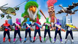 Superhero’s Story | TEAM SPIDER-MAN vs Team Brainrot in EPIC Battle..? | Follow Me