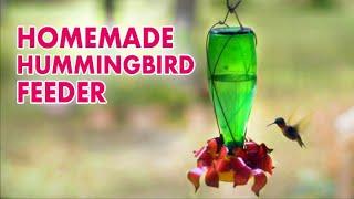 How I made a HUMMINGBIRD FEEDER