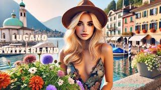 Lugano, Switzerland 2024 best places - The most beautiful city in the world- 4k