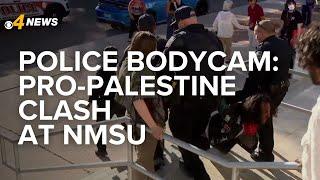 NMSU Police release bodycam footage from intense pro-Palestinian protest