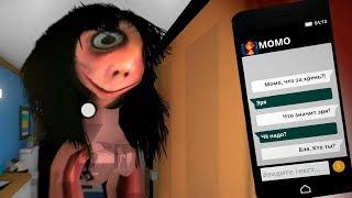 MOMO EXE 2 Первый взгляд! Написал момо в офисе! momo the horror game!