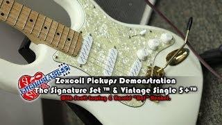 Zexcoil Pickups Demo, Signature Set and Vintage Single 5+ on Flo Guitar Enthusiasts