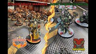 V10- Chaos space marines Bile vs Adeptus mechanicus - warhammer 40k - Rapport de bataille - 2000pts