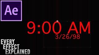 How to use Numbers & Timecode Text Effects in Adobe After Effects CC (Explained Ep. 18)
