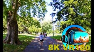 Walking through the stunning World Heritage Site CARLTON GARDENS in Melbourne 8K 4K VR180 3D Travel