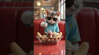 Delicious Meal for cute cat  #cats #kittens #pets #shorts #catvideos #catlovers #funny