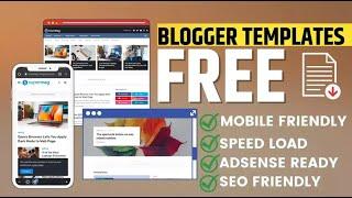 Premium Blogger Template For Free - Best Free Responsive Blogger Templates of 2024