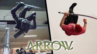 Stunts From Arrow In Real Life (Parkour, DC Comics)