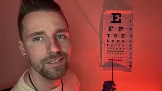 ASMR: Eye Exam (Light triggers, glove sounds)