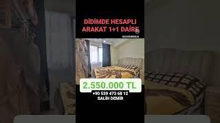 DİDİM HESAPLI 1+1 DAİRE 2.550.000 TL #popular #trending #youtube