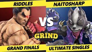 The Grind 148 GRAND FINALS - Riddles (Kazuya) Vs. Naitosharp (Wolf) SSBU Smash Ultimate