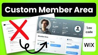 How to Make Custom Member Profiles in Wix with (almost) No Code