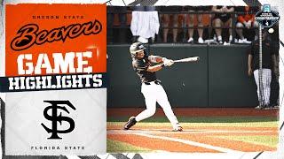 Oregon State Baseball Highlights: 6/6/25 vs. Florida State