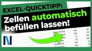 Excel: Zellen automatisch befüllen lassen QUICKTIPP