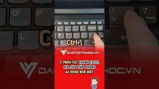5 phím tắt trong Excel mà dân văn phòng ai cũng nên biết #daotaotinhoc #tinhocvanphong #excel