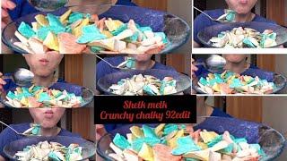 shelk melk /crunchy chalk/eating colour full chalk/ please subscribe