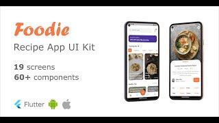 Foodie - Recipe App Flutter UI Kit