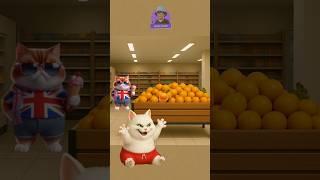 This Chunky Cat Is Up to No Good! #cartoon #funnycats #funnyshorts #shorts #cat #funny #usa