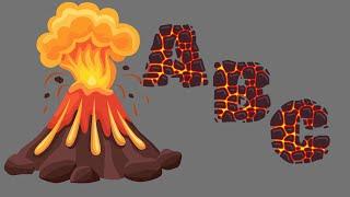 Lava Letters ABC Song  | Learn the Alphabet with Volcanic Fun for Kids