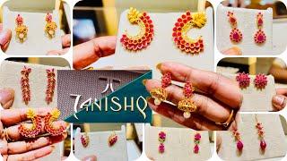 2025 Tanishq Latest Ruby earrings design with price|Tanishq Ruby, Emerald earrings collection/Hindi