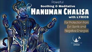 HANUMAN CHALISA with LYRICS | SOOTHING 1 HOUR HANUMAN MANTRA CHANTING | SUCCESS, GROWTH & PROTECTION