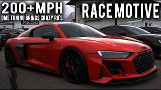 RACE MOTIVE WAS CRAZY!! & @stage4tuning BRINGS 3 200+MPH AUDI R8'S